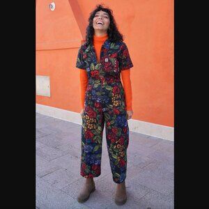 Ragan - Cotton Jumpsuit in Maria Print 6US/10UK